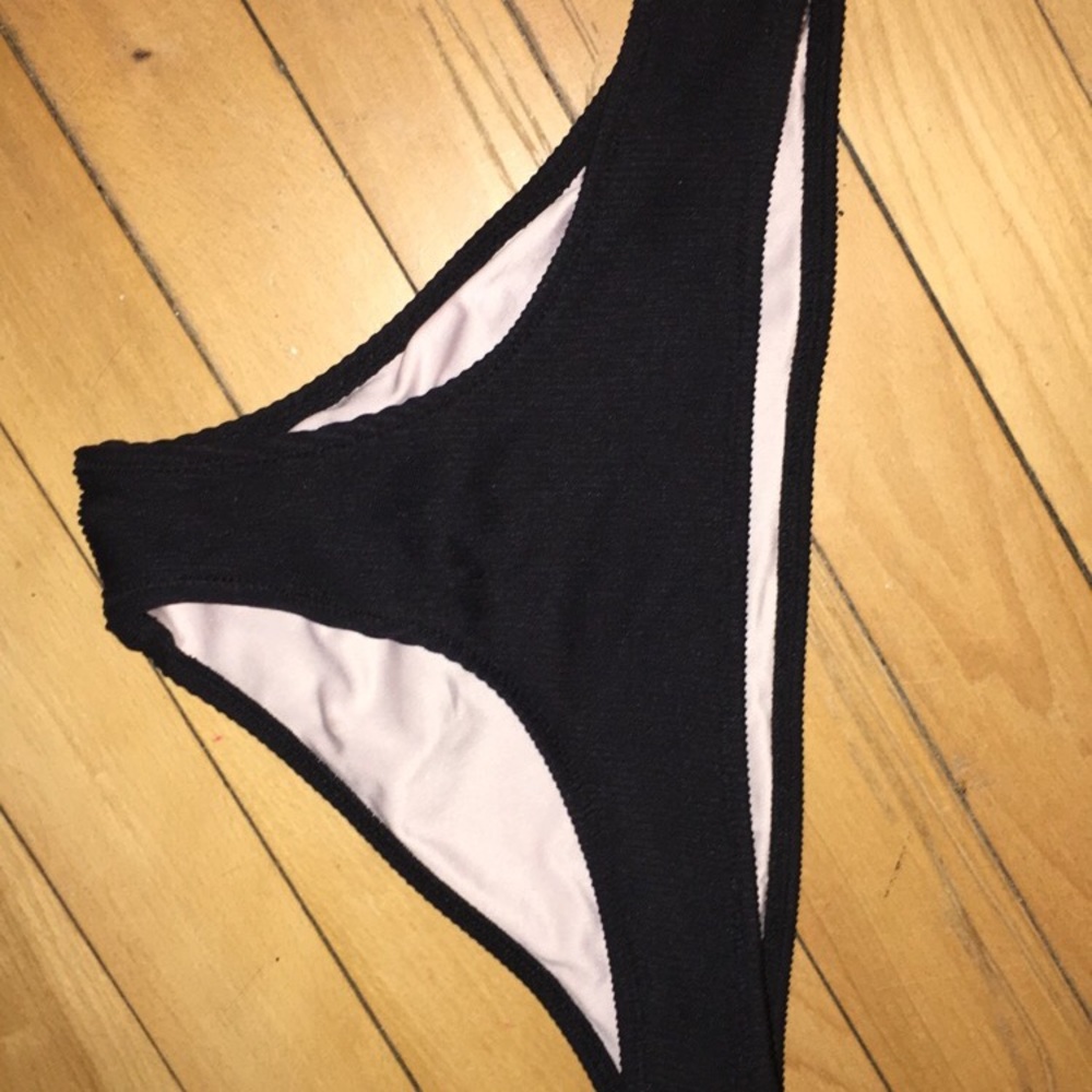Black Target Bikini Bottoms